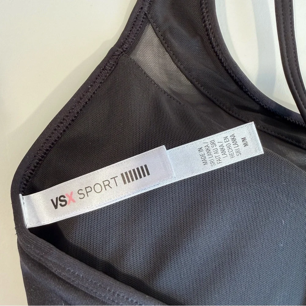 Victoria’s Secret VSX SPORT Mesh Cutout Strappy Back Sports Bra - Picture 9 of 11